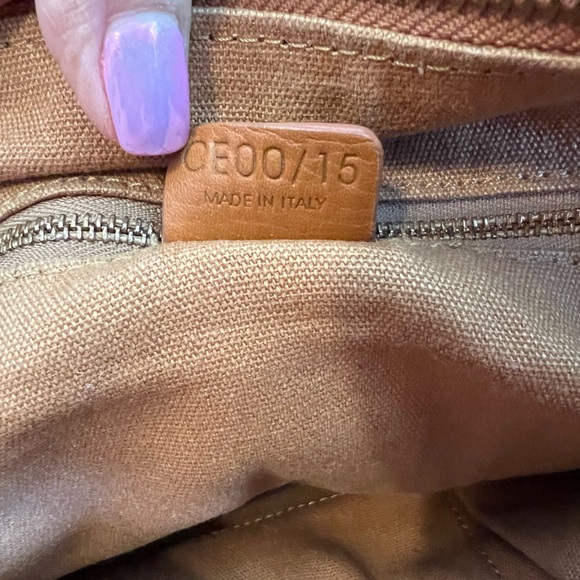 Authentic Celine Brown Leather Bag - Picture 7 of 9
